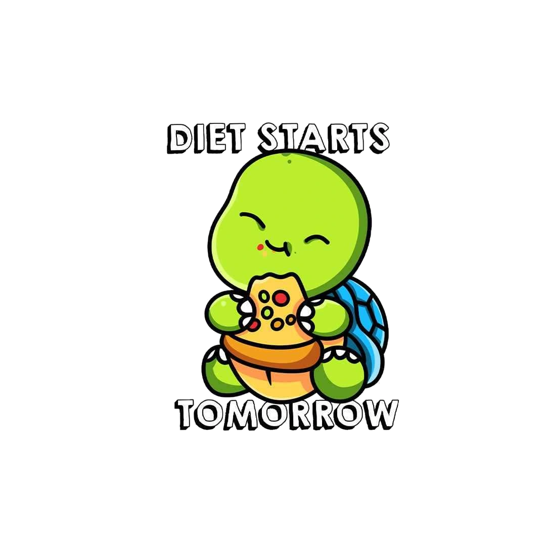 Diet Starts Tomorrow Sticker